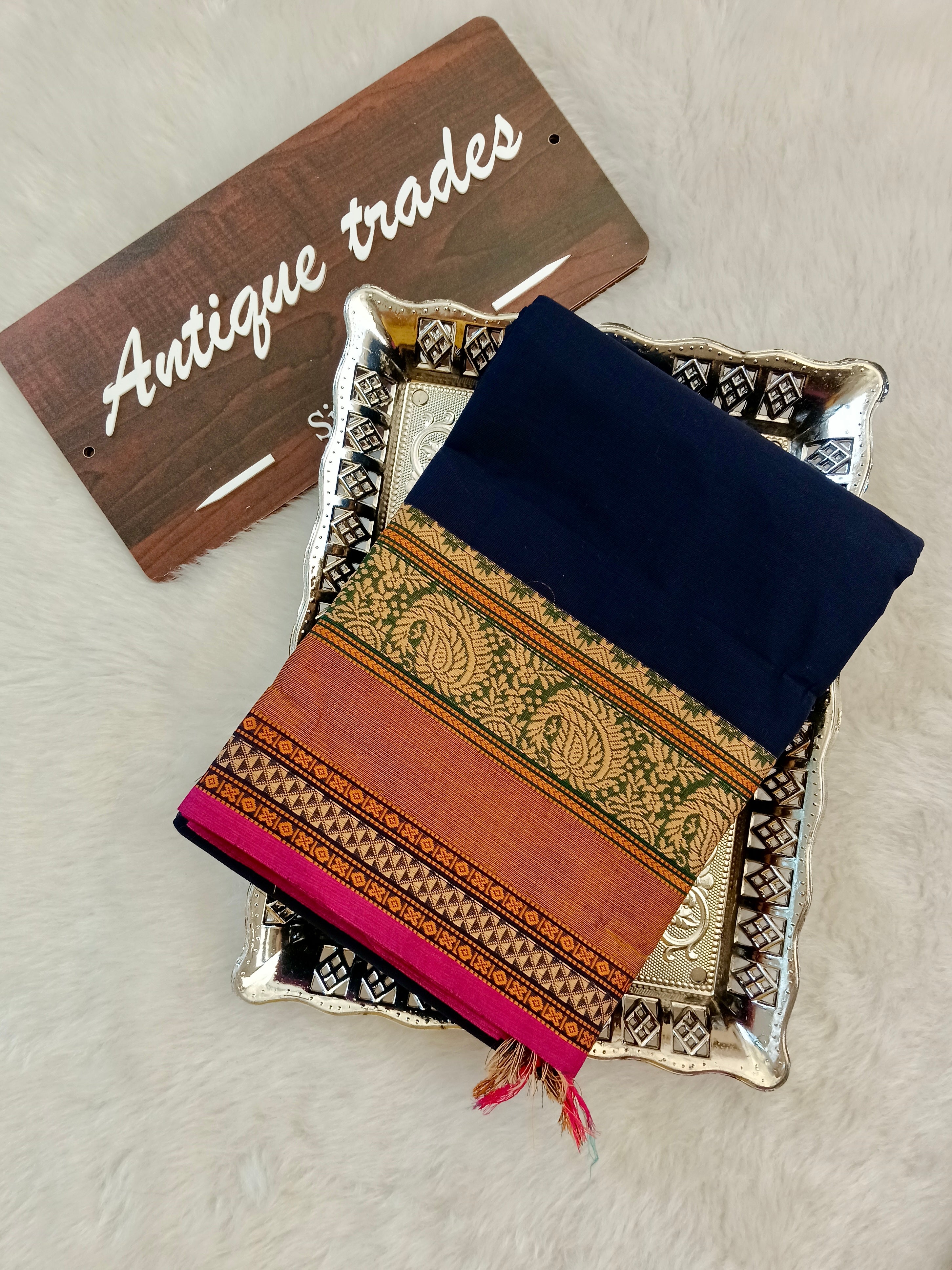 Pure Chettinad cotton saree