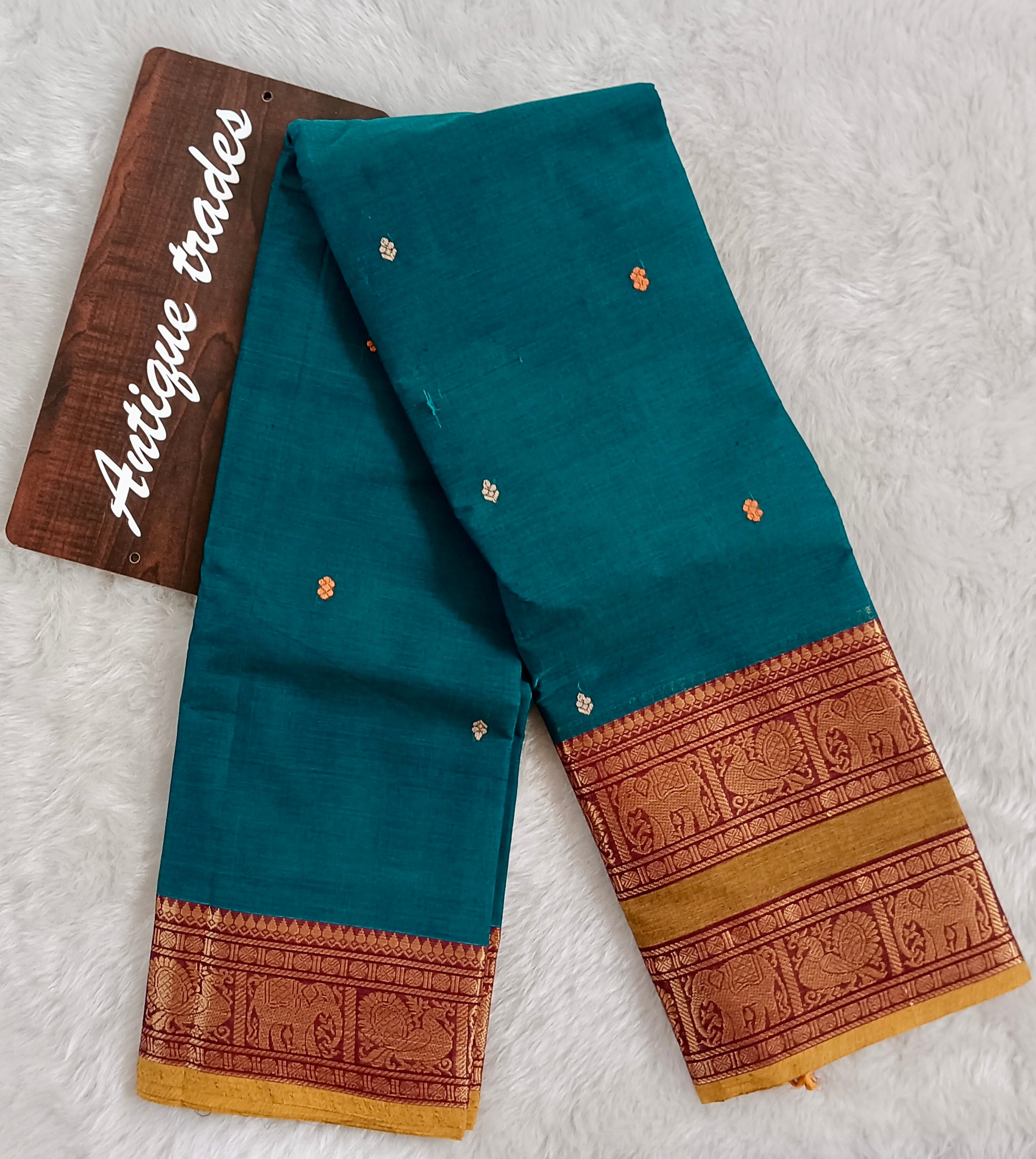 Annam - pure Chettinad cotton saree