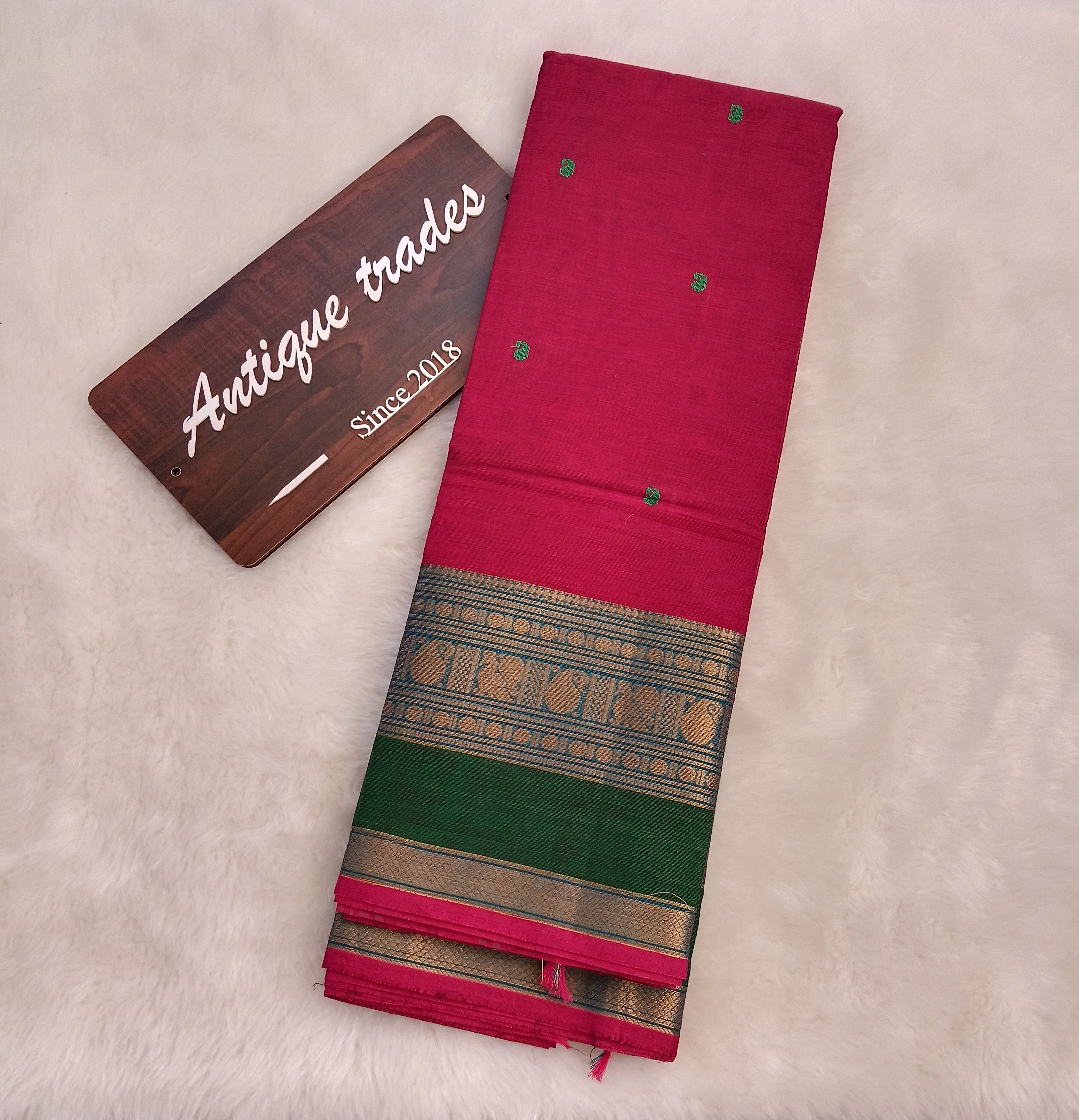 Pure Chettinad cotton saree