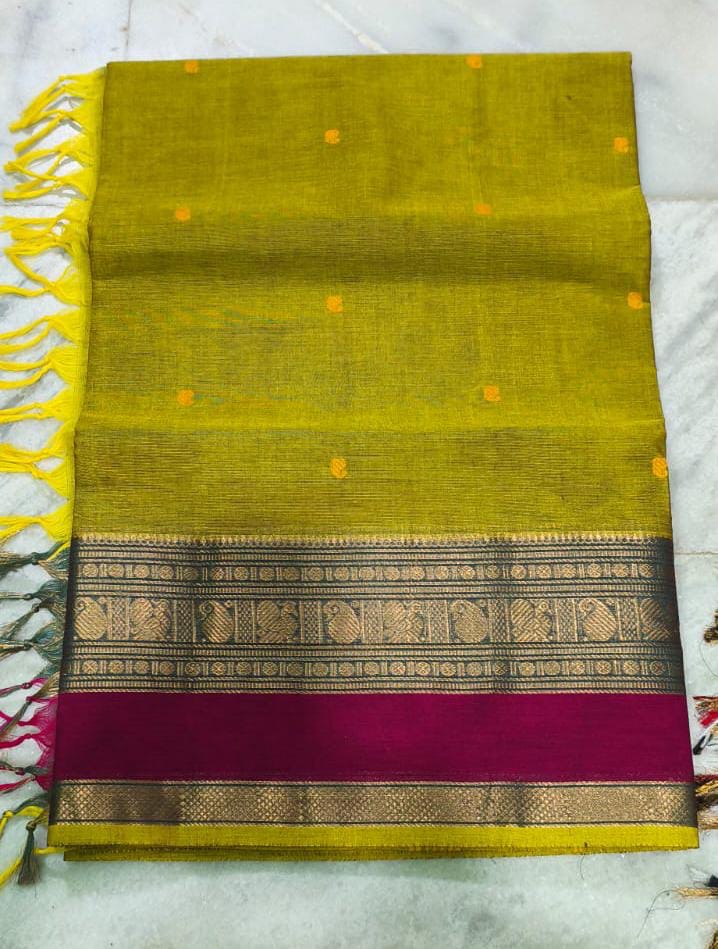 Pure Chettinad cotton saree