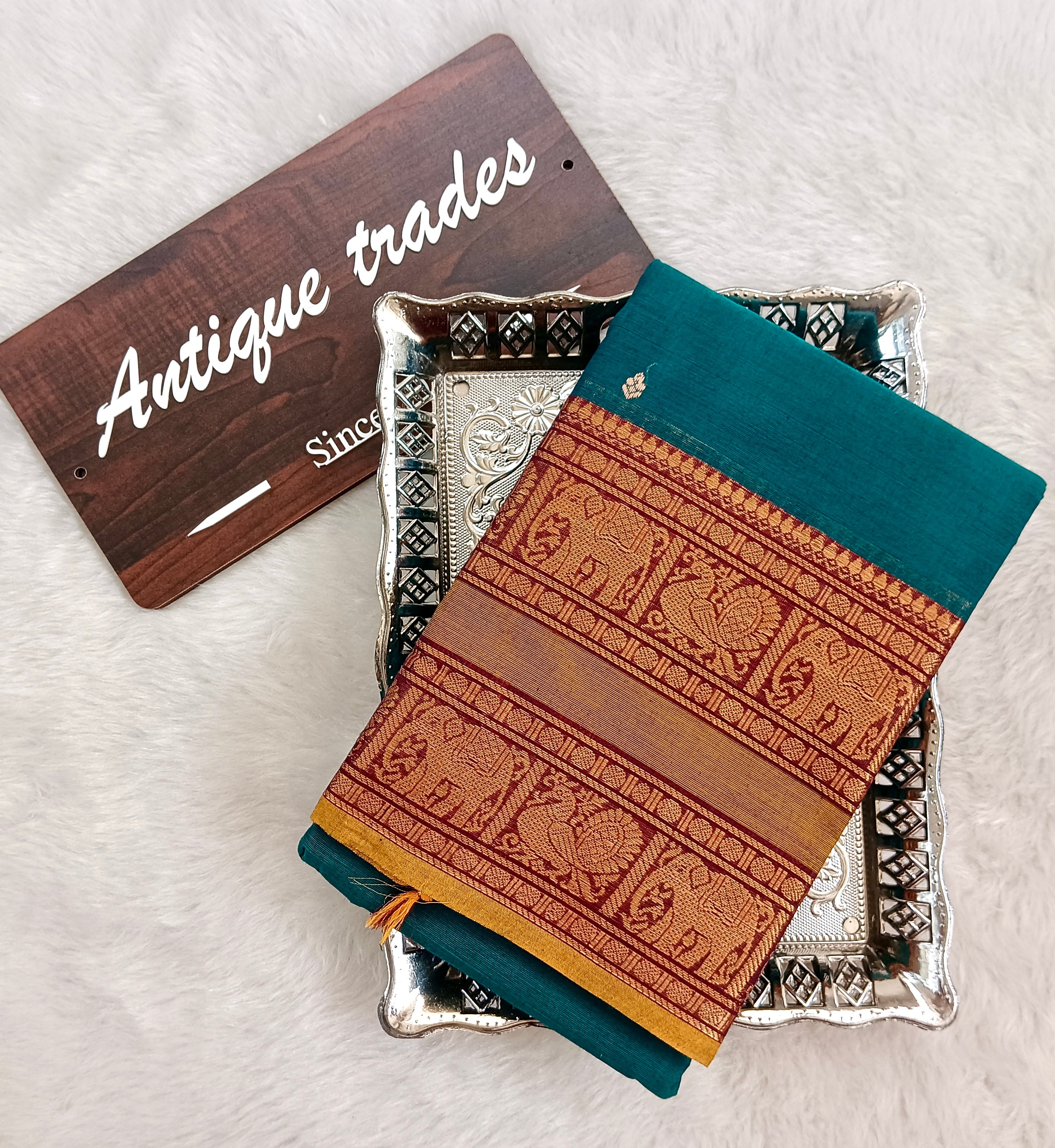 Annam - pure Chettinad cotton saree