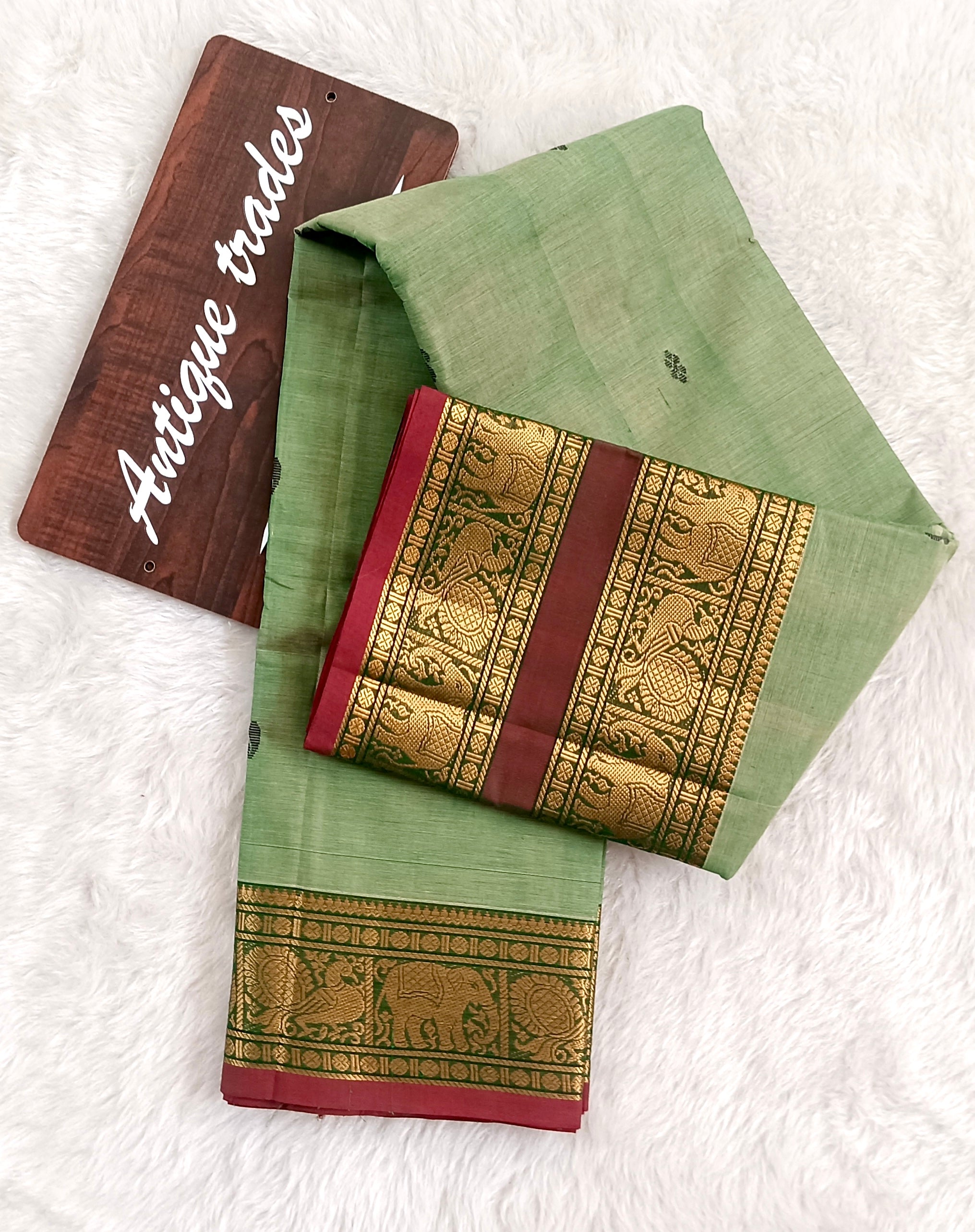 Annam - pure Chettinad cotton saree