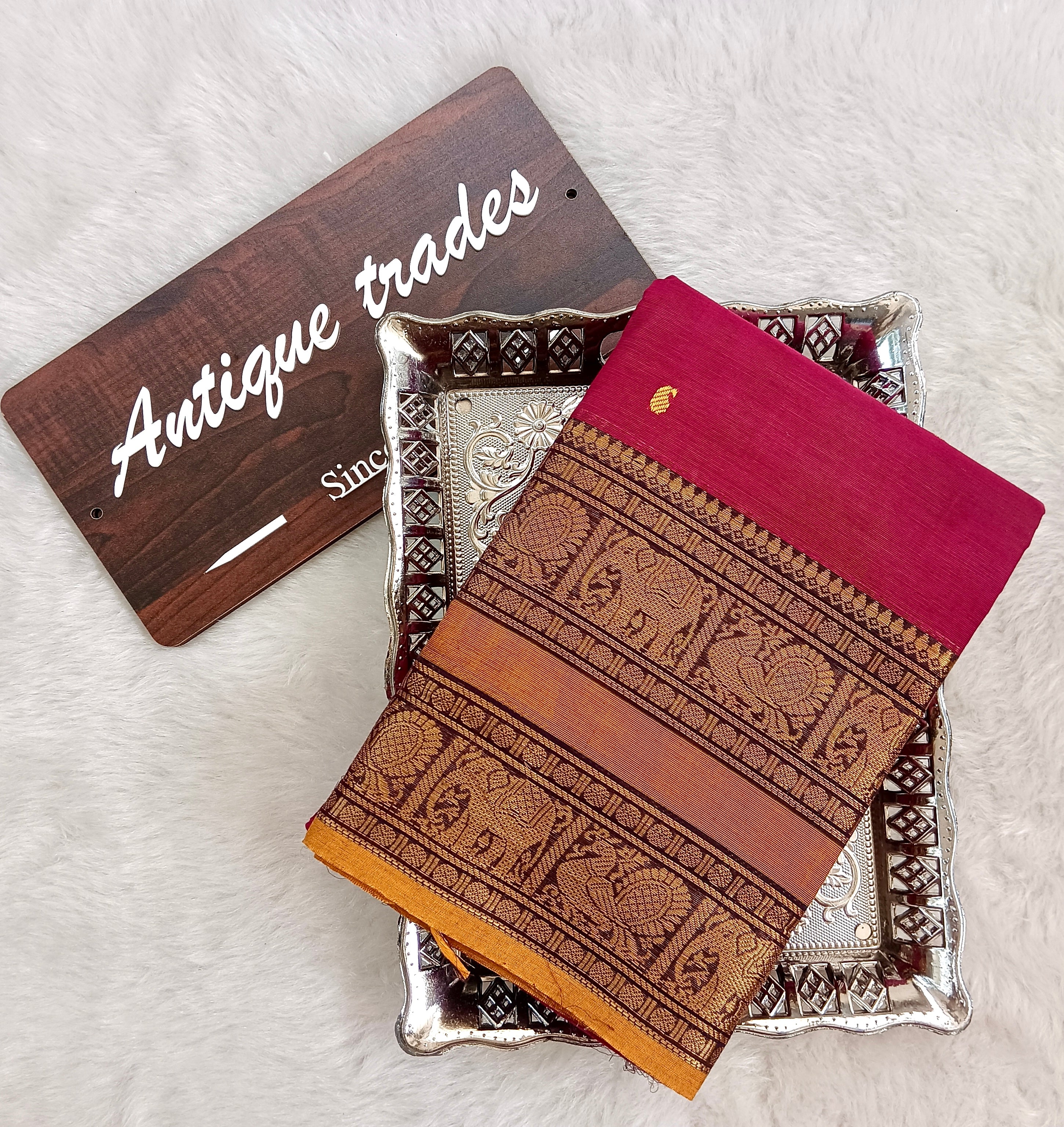 Annam Chettinad cotton saree