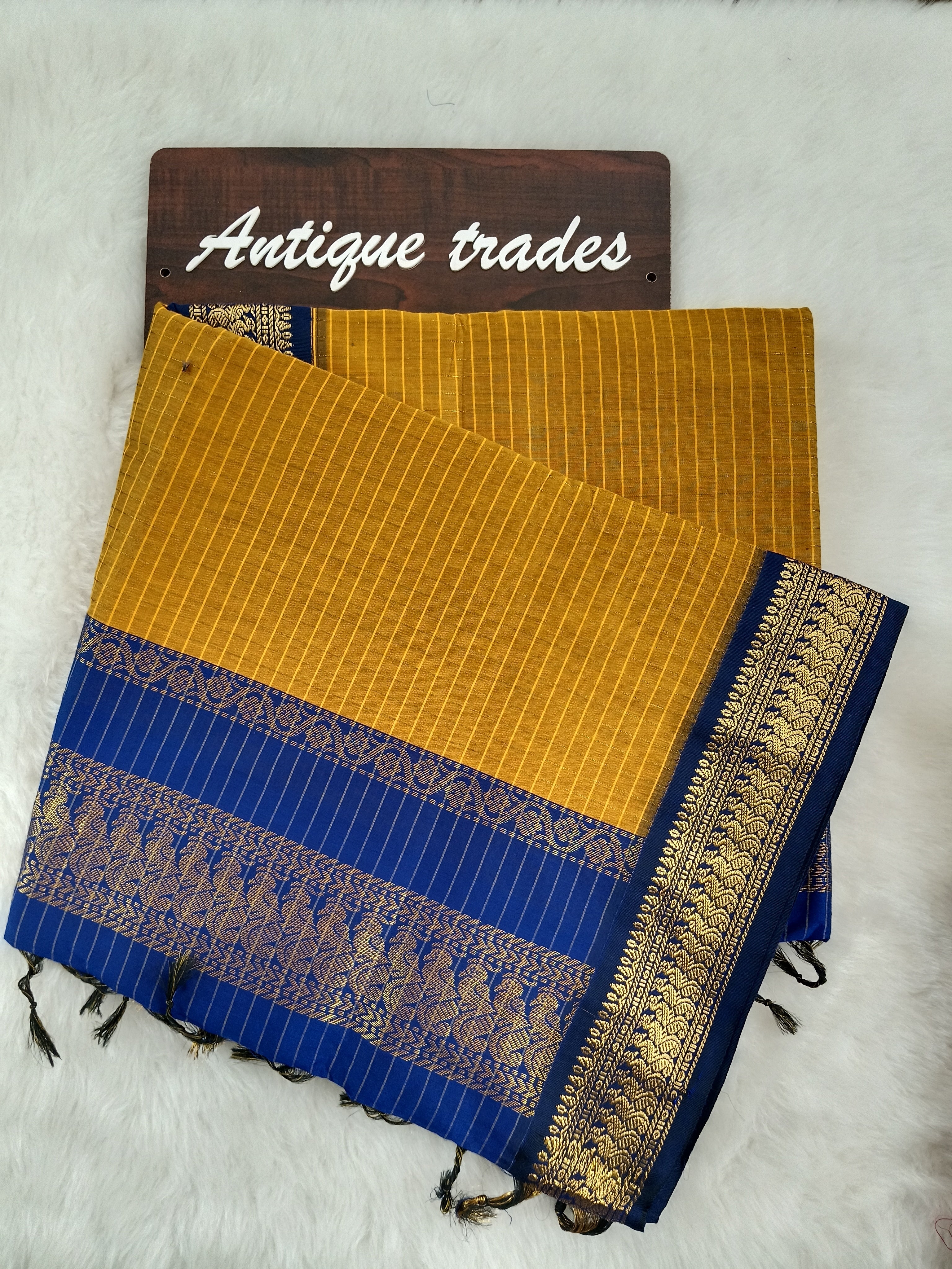 Checked kalyani silk cotton saree