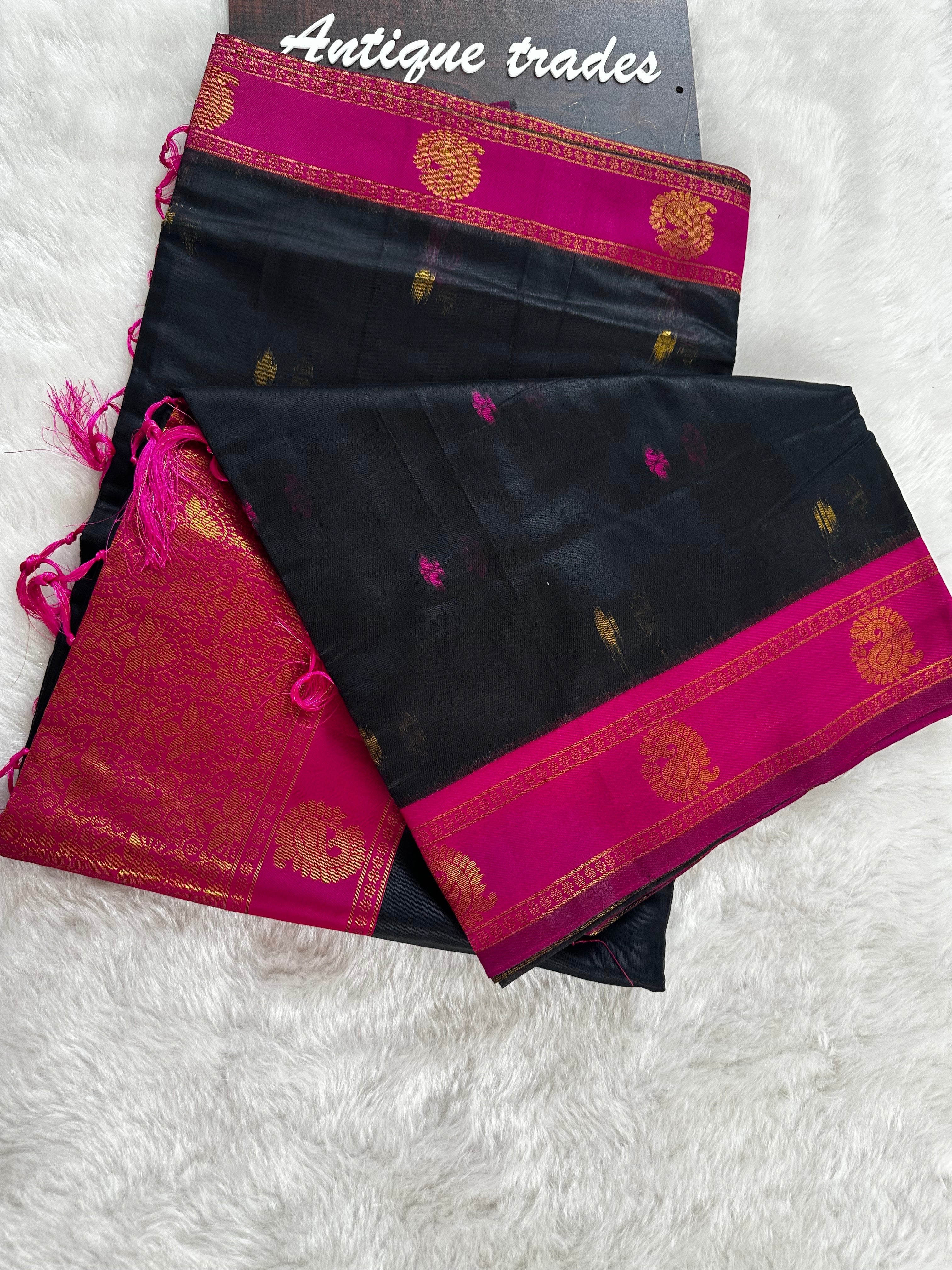 Gadwal Silk Cotton Saree